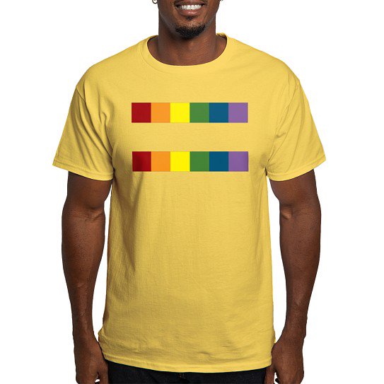 CafePress - Gay Rights Equal Sign T Shirt - Men's Classic Cotton T-Shirts