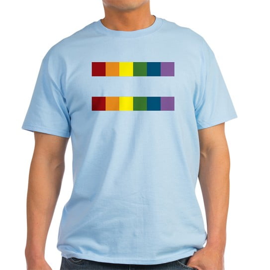 CafePress - Gay Rights Equal Sign T Shirt - Men's Classic Cotton T-Shirts
