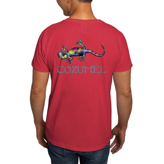 CafePress - Gecko Dark T Shirt - Men's Classic Graphic Cotton T-Shirt