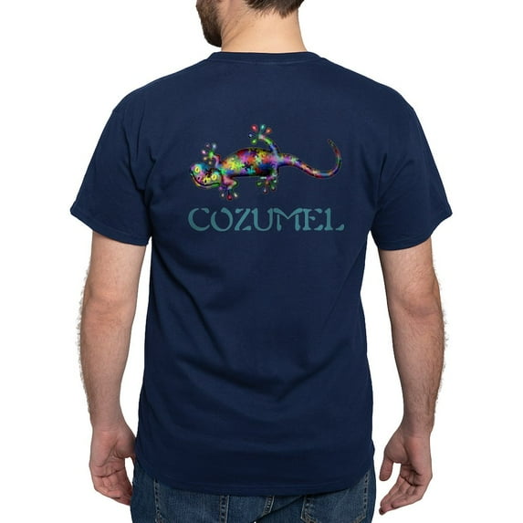 CafePress - Gecko Dark T Shirt - Men's Classic Graphic Cotton T-Shirt