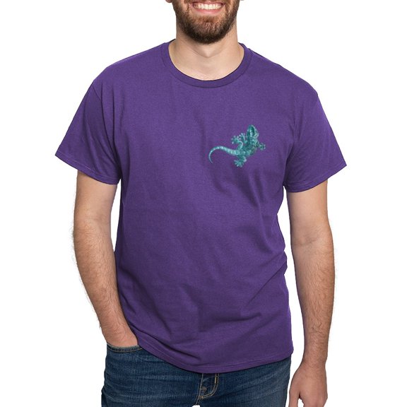 CafePress - Gecko Dark T Shirt - Men's Classic Graphic Cotton T-Shirt