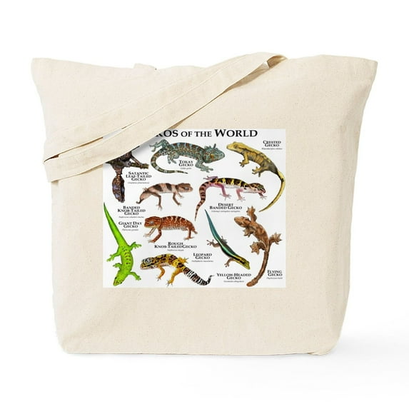 CafePress - Geckos Of The World Tote Bag - Unisex Canvas Tote Bag, Beige, 1-Piece