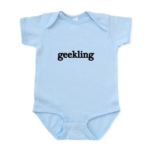 CafePress - Geekling Body Suit - Baby Light Bodysuit, Size Newborn - 24 Months