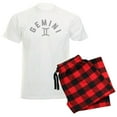 thumbnail image 1 of CafePress - Gemini Men's Light Pajamas - Men's Light Loose Fit Cotton Pajama Set, 1 of 7