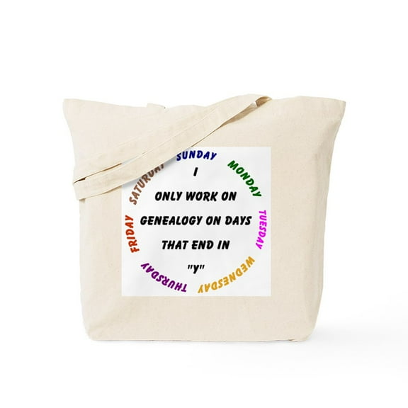 CafePress - Genealogy Everyday Tote Bag - Unisex Canvas Tote Bag, Beige, 1-Piece