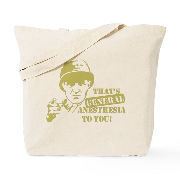 CafePress - General Anesthesia Tote Bag - Unisex Canvas Tote Bag, Beige, 1-Piece