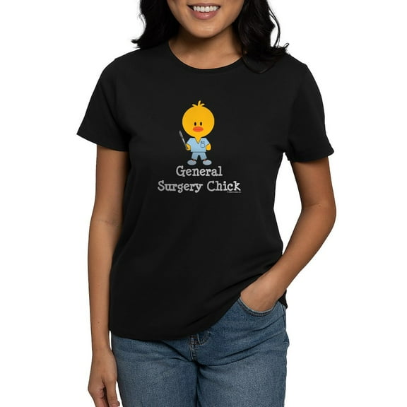 CafePress - General Surgery Chick Women's Dark T Shirt - Women's Traditional Fit Dark T-Shirt