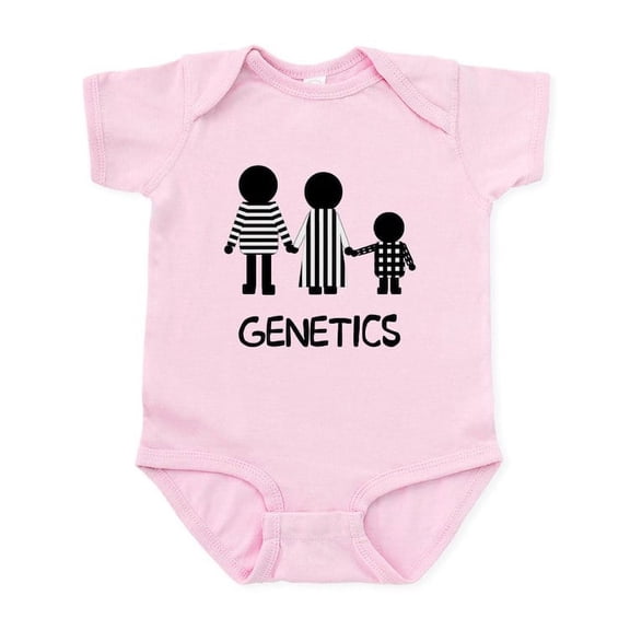 CafePress - Genetics Stripes Infant Bodysuit - Baby Light Bodysuit, Size Newborn - 24 Months