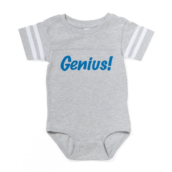 CafePress - Genius - Cute Infant Baby Football Bodysuit