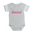thumbnail image 1 of CafePress - Genius_Pink - Cute Infant Baby Football Bodysuit, 1 of 3