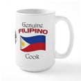 thumbnail image 1 of CafePress - Genuine Filipino Cook Large Mug - 15 oz Ceramic Large White Novelty Mug, 1 of 6