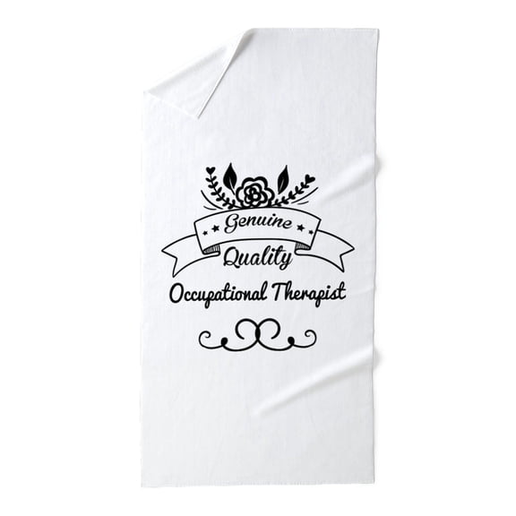 CafePress - Genuine Quality Occupational Therapist - Large Beach Towel, Soft 30"x60" Towel with Unique Design