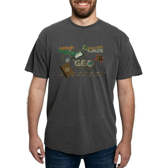 CafePress - Geocache Fever Men's Comfort Colors® T Shirt - Mens Comfort Colors Shirt