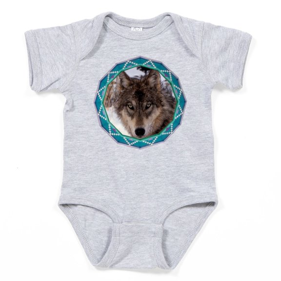 CafePress - Geometricwolf - Cute Infant Bodysuit Baby Romper - Size Newborn - 24 Months