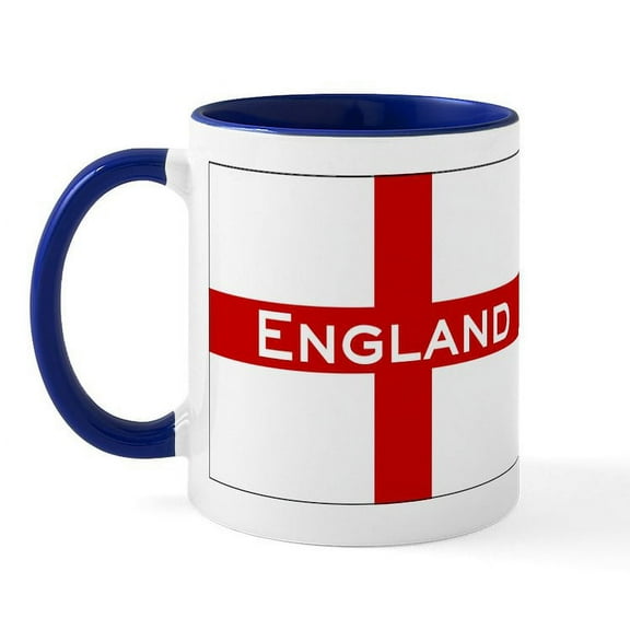 CafePress - George Cross England Mug - 11 oz Ceramic Mug - Novelty Coffee Tea Cup
