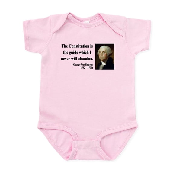 CafePress - George Washington 4 Infant Bodysuit - Baby Light Bodysuit, Size Newborn - 24 Months