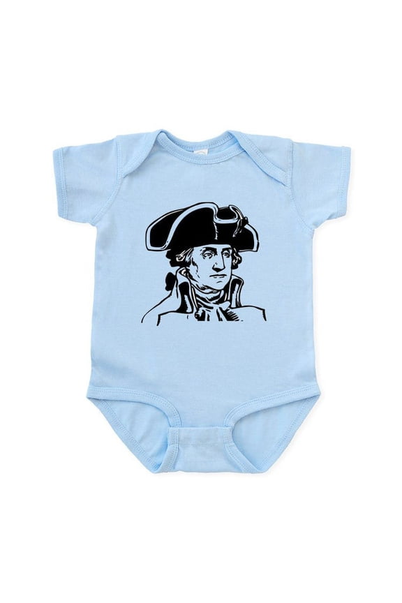 - George Washington Infant Bodysuit - Baby Light Bodysuit, Size Newborn - 24 Months
