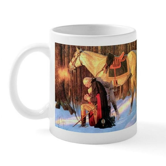 CafePress - George Washington Mug - 11 oz Ceramic Mug - Novelty Coffee Tea Cup