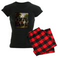 thumbnail image 1 of CafePress - George Washington Pajamas - Women's Dark Pajamas, 1 of 5