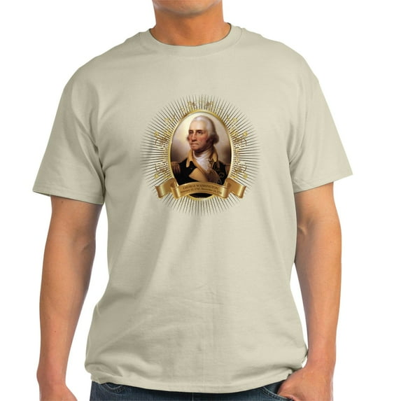 CafePress - George Washington Portrait Cl Light T Shirt - Men's Classic Graphic T-Shirt