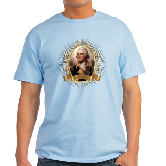 CafePress - George Washington Portrait Cl Light T Shirt - Men's Classic Graphic T-Shirt