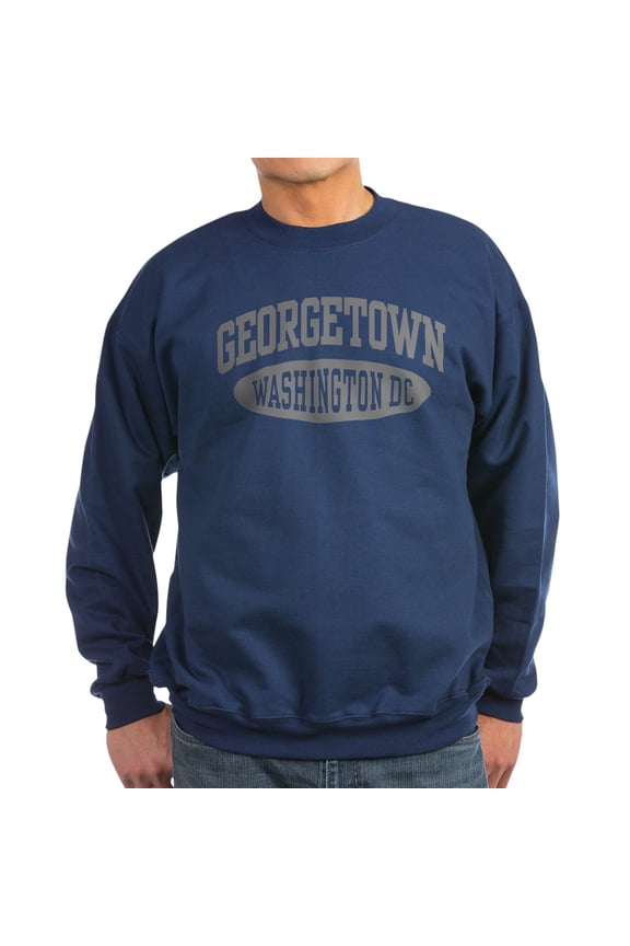 - Georgetown Washington DC Sweatshirt (Dark) - Classic Crew Neck Sweatshirt