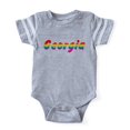 thumbnail image 1 of CafePress - Georgia Rbw Txt - Cute Infant Baby Football Bodysuit, 1 of 3