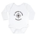 thumbnail image 1 of CafePress - Georgia St. Simons Island Body Suit - Long Sleeve Cotton Baby Bodysuit, 1 of 4