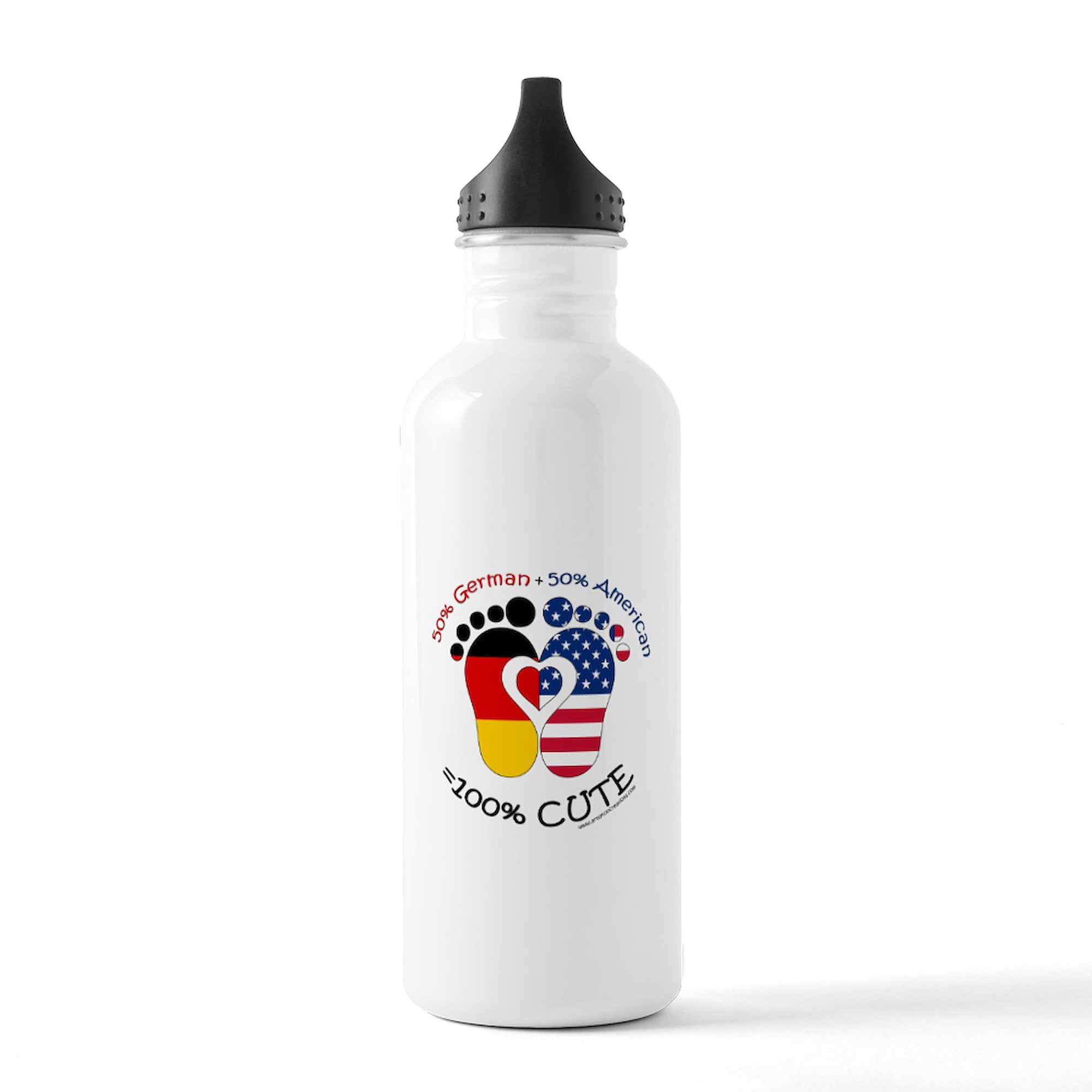 CafePress - German American Baby Water Bottle - Stainless Steel Water Bottle, Sports Bottle, 1.0L