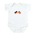 thumbnail image 1 of CafePress - German American Flags Body Suit - Baby Light Bodysuit, Size Newborn - 24 Months, 1 of 4