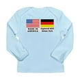 thumbnail image 1 of CafePress - German American Long Sleeve T Shirt - Long Sleeve Infant T-Shirt, 1 of 2