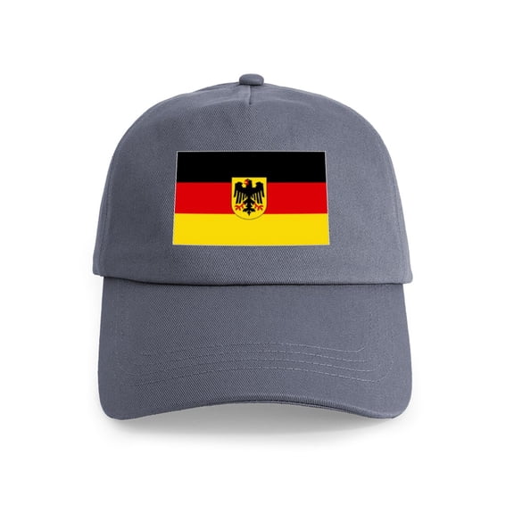 CafePress - German COA Flag Cap - Adjustable 100% Brushed Unisex Casual Cotton Baseball Cap, Beige, 1