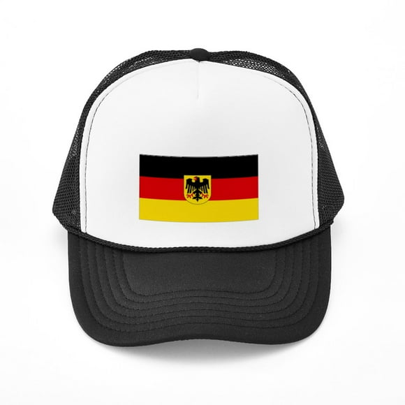 - German COA Flag - Adjustable Unisex Printed Trucker Hat with Mesh Back