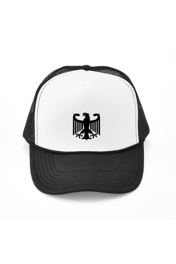 - German Eagle - Adjustable Unisex Printed Trucker Hat with Mesh Back