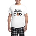 thumbnail image 1 of CafePress - German Shepherd Dad Pajamas - Men's Light Loose Fit Cotton Pajama Set, 1 of 7