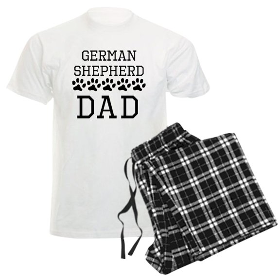 CafePress - German Shepherd Dad Pajamas - Men's Light Loose Fit Cotton Pajama Set
