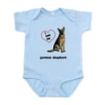 thumbnail image 1 of CafePress - German Shepherd Lover Infant Bodysuit - Baby Light Bodysuit, Size Newborn - 24 Months, 1 of 4