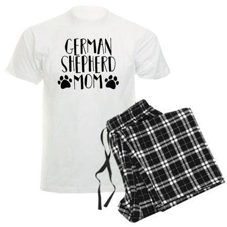 CafePress - German Shepherd Mom Men's Light Pajamas - Men's Light Loose Fit Cotton Pajama Set