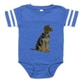 thumbnail image 1 of CafePress - German Shepherd Puppy - Cute Infant Baby Football Bodysuit, 1 of 3