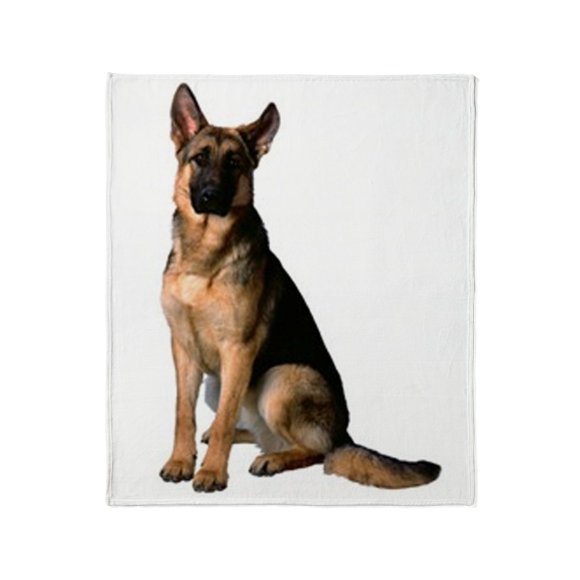 CafePress - German Shepherd - Soft Fleece Throw Blanket, 50"x60" for All Ages