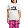 thumbnail image 1 of CafePress - German Shepherd Trio Women's Light Pajamas - Women's Short Sleeve Print T-Shirt and Pants Light Cotton Pajama Set, 1 of 7