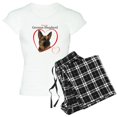thumbnail image 1 of CafePress - German Shepherd Women's Light Pajamas - Women's Short Sleeve Print T-Shirt and Pants Light Cotton Pajama Set, 1 of 7