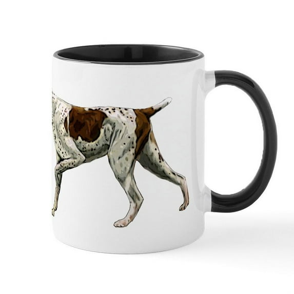 CafePress - German Shorthair Pointing Mug - 11 oz Ceramic Mug - Novelty Coffee Tea Cup