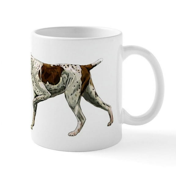 CafePress - German Shorthair Pointing Mug - 11 oz Ceramic Mug - Novelty Coffee Tea Cup