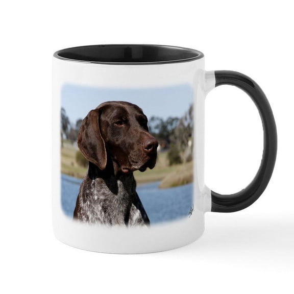 CafePress - German Shorthaired Pointer 9Y832D 027 Mug - 11 oz Ceramic Mug - Novelty Coffee Tea Cup