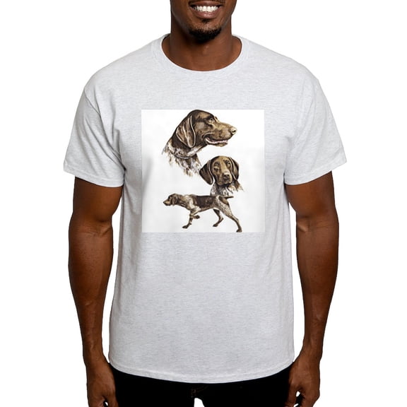 CafePress - German Shorthaired Pointer Ash Grey T Shirt - Men's Classic Graphic T-Shirt