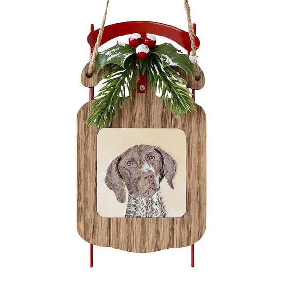 CafePress - German Shorthaired Pointer - Sled Ornament