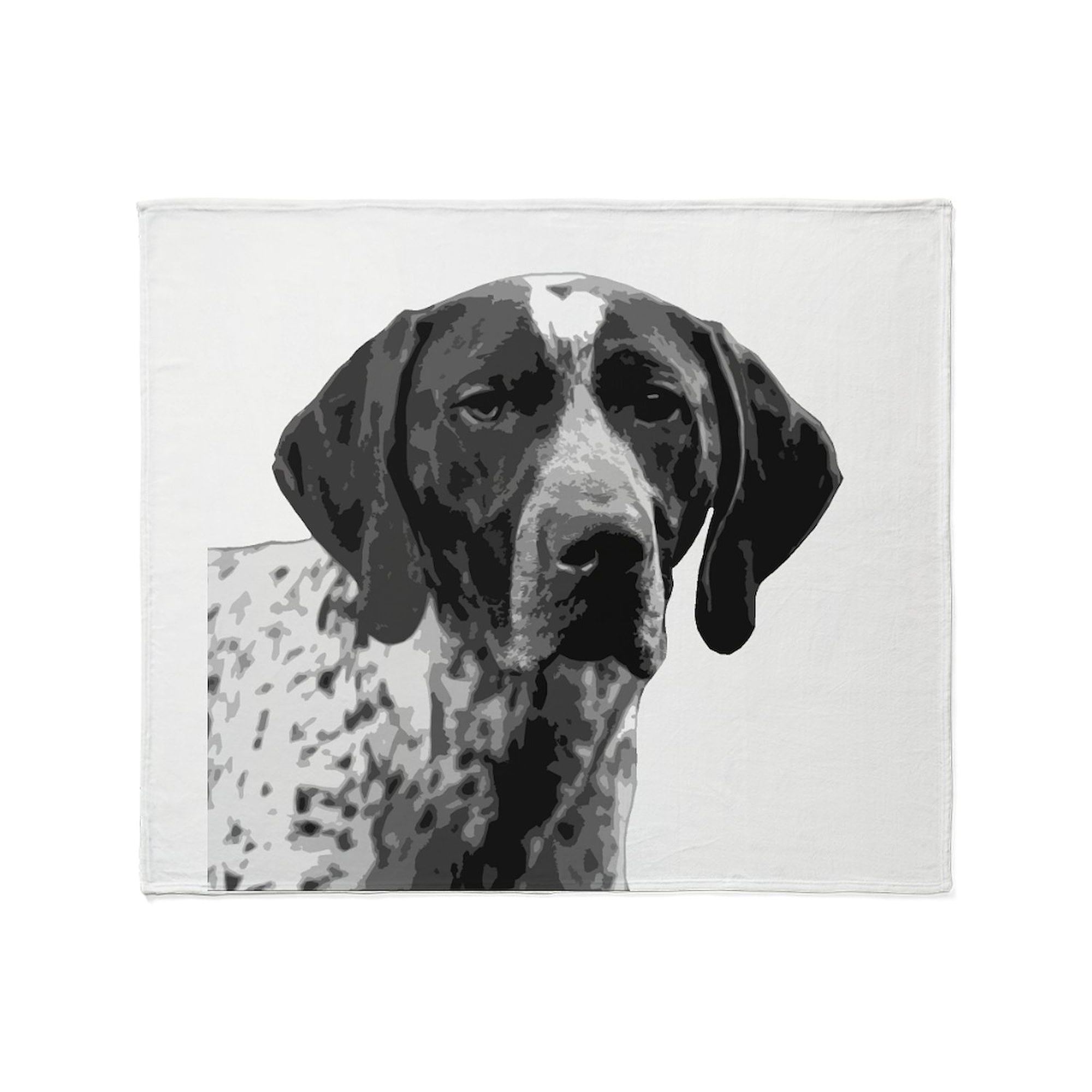 CafePress German Shorthaired Pointer Throw Blanket Soft Fleece Throw Blanket 50 x60 for All Ages