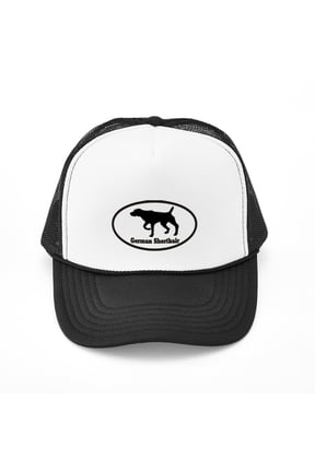 - German Shorthaired Pointer - Adjustable Unisex Printed Trucker Hat with Mesh Back