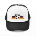 thumbnail image 1 of CafePress - German Soccer / Germany Soccer - Adjustable Unisex Printed Trucker Hat with Mesh Back, 1 of 8